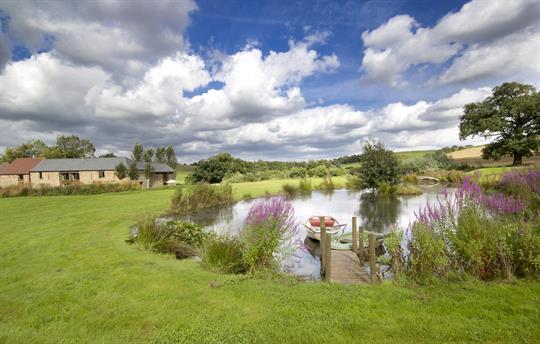 The Barns across the Lake