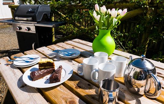 All cottages have outdoor dining