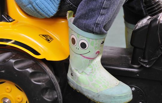 Big Play Barn on-site at Croft Farm