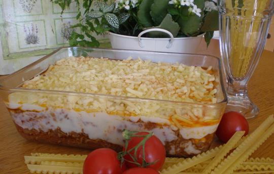 Lasagne made just for you by Fiona 