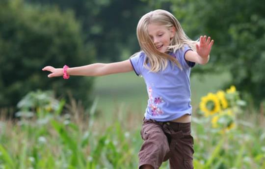 Enjoying the freedom to run in the 