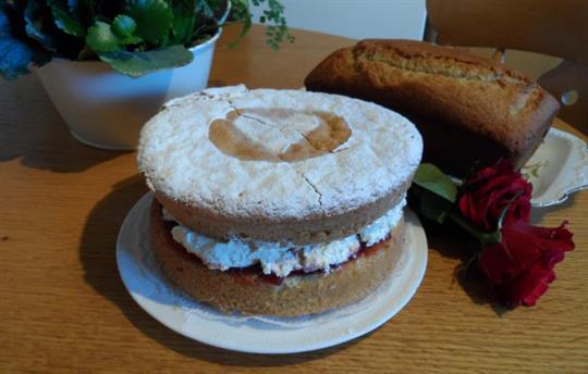 Cakes made by Fiona - farmers wife