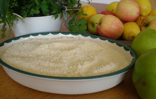Apple Crumble, made fresh for you b