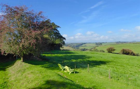 View from Saffi's Cottage Garden