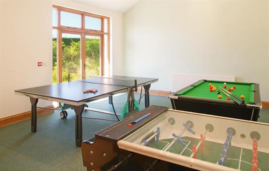 The games room