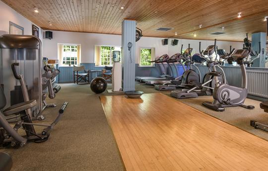 Our well equipped gym a short walk 