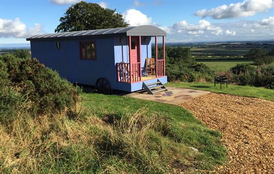 Afternoon sun with the coast on the