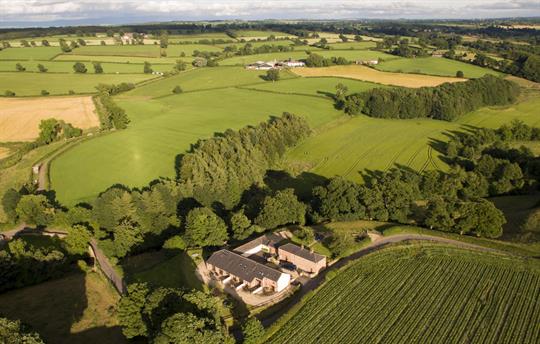 Hall Hills aerial view