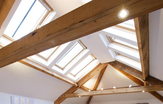 Flooded with natural light