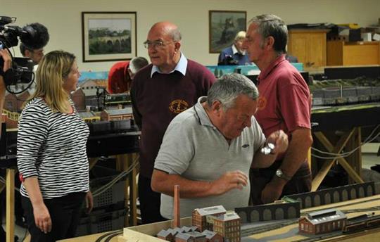 Model train club on site