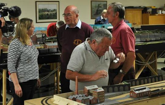 Model train club on site