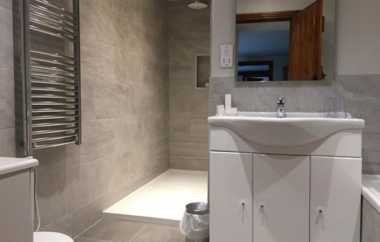 New Shower in Derwent En Suite