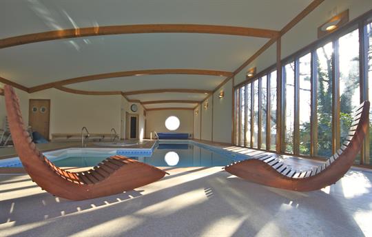 Loungers by the pool