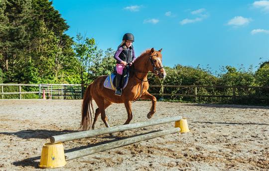 Onsite riding at Broomhill Manor