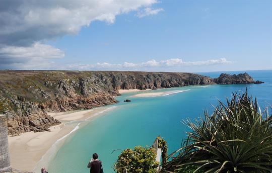 Porthcurno to Logan Rock