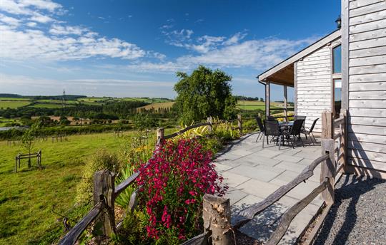 Terrace and second seating area