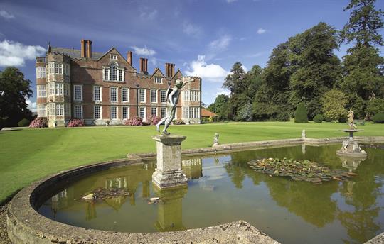 Burton Agnes Hall from the pond