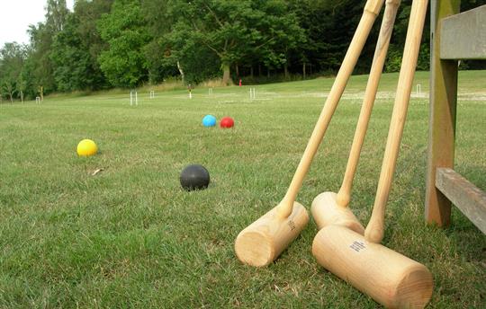 croquet on the games lawn