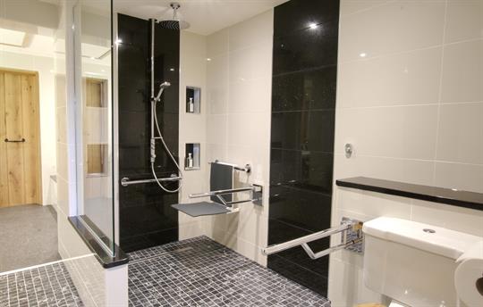 Wet room fully accessible