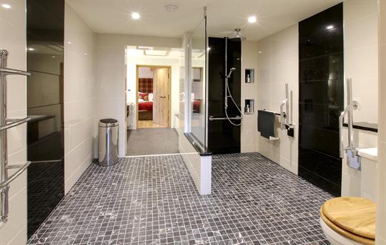 The Dairy spacious wet room