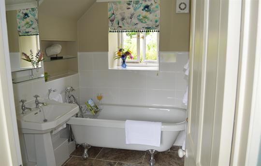 Enjoy a soak, a read and a tipple