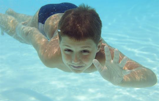 Boy in Pool