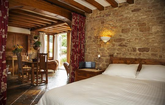 Chestnut bedroom and living room