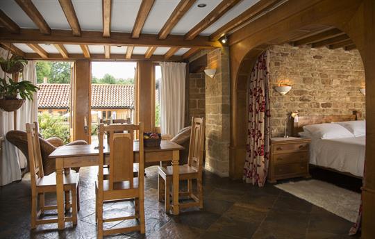 Chestnut Bedroom and living room