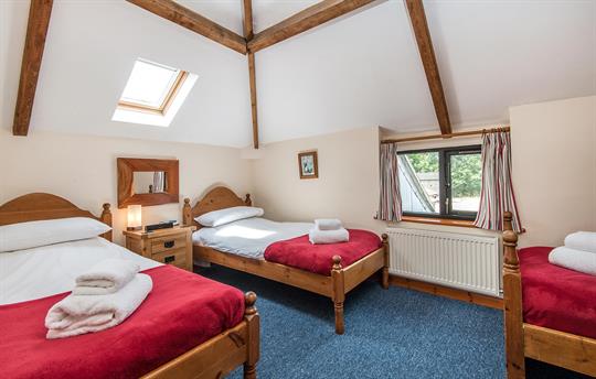 Triple bedroom on firstfloor