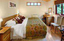 Wheal Sparrow 2 Bed Lodge Bedroom