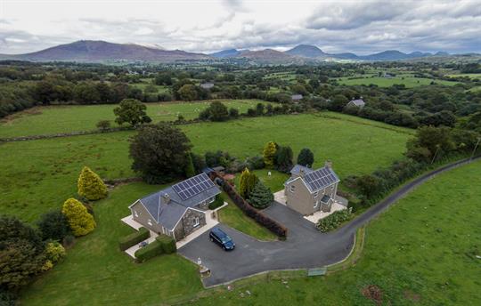 Ariel view of Rhos Wen & Rhos Ddu