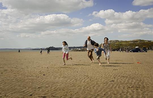 Miles of sand along the Black Rock