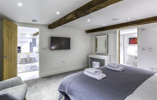 Tv and music in the bedroom