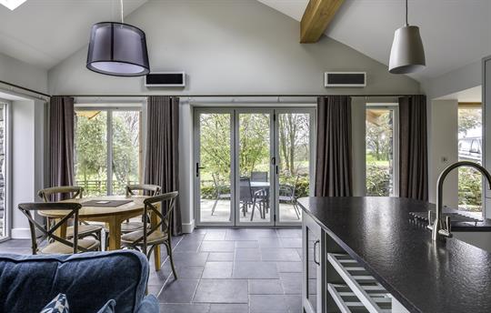 Open views out onto the fields