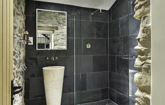 Downstairs shower room