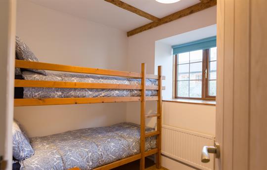 The bunk bedroom