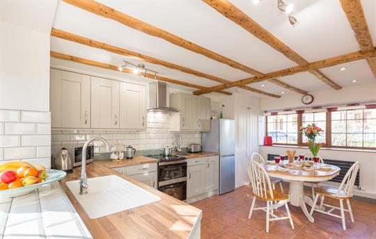 Kitchen with dining for 6