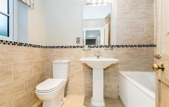 Light and bright bathroom