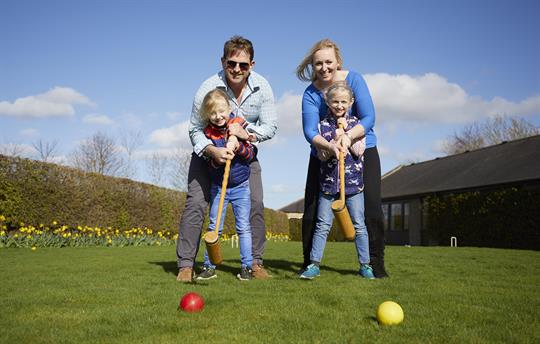 Playing Croquet 