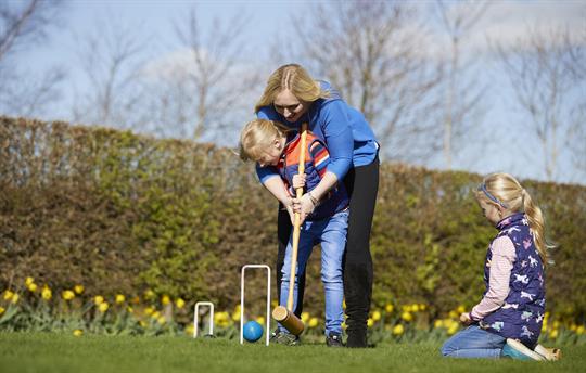 Playing Croquet