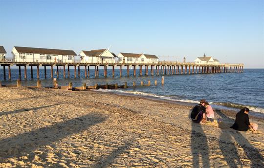 Nearby Southwold beach