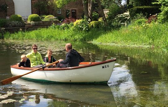 Use of rowing boat and canoes