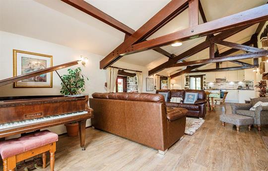 Play our antique baby grand piano!