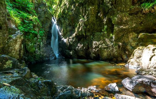 Walk to Stanley Ghyll waterfall