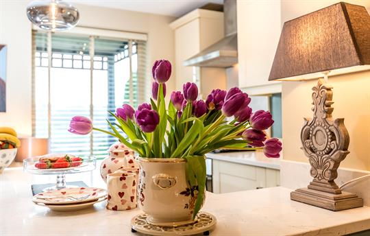 The Retreats kitchen area